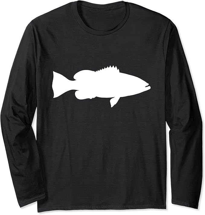 Grouper Long Sleeve TShirt Amazon.co.uk Fashion